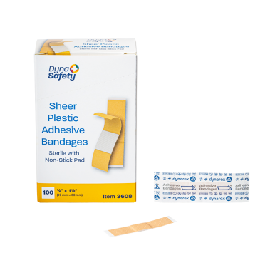 #3608 Dynarex® Junior Sheer Sterile Adhesive Bandages